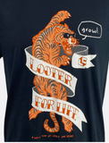 Loot Crate Men's "Looter For Life" Tiger T-Shirt Medium