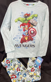 Marvel Avengers Graphic Kids Pants & Long Sleeve Pajama Set Size 10