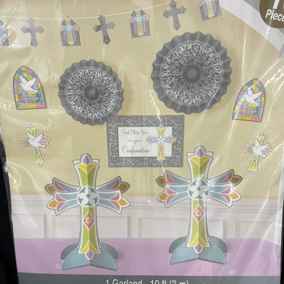Confirmation 10 Piece Room Decorating Kit