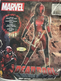 Rubies Lady Deadpool Costume Adult Skin Suit Size Small Petite Marvel New