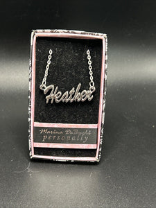 Marina DeBuchi "Heather" Necklace Silver Plated 15 +3 extender NEW