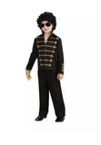 Micheal Jackson Child Military Jacket - Black Size S 4-6