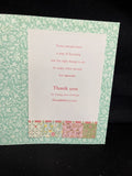 Thank You Greeting Card w/Envelope