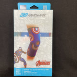 Donjoy Kids Neoprene Knee Sleeve W/Patella Donut Captain America Marvel