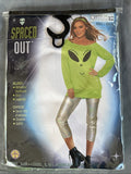 Spaced Out Green Alien Shirt and Leggings Adult  Standard Size Fits up to 14/163