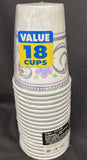 Blessed Day Cross Religious Theme Easter Holiday Party 9 oz. Paper Cups 18Ct