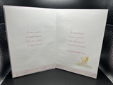 Congratulations on Birth of Daughter Greeting Card w/Envelope