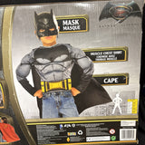 Batman Deluxe Muscle Chest Shirt Box Set One Size3