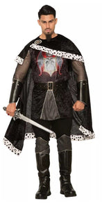 Evil Medieval Renaissance King Adult Costume Fits Up To 42” Chest