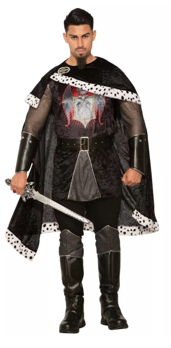 Evil Medieval Renaissance King Adult Costume Fits Up To 42” Chest