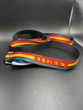 Captain Marvel Stripe Dog Leash 1”wide 4ft Long "Fluffy"0