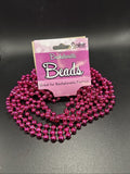 Bachelorette Beaded Necklaces - Pink Metallic Set of 6