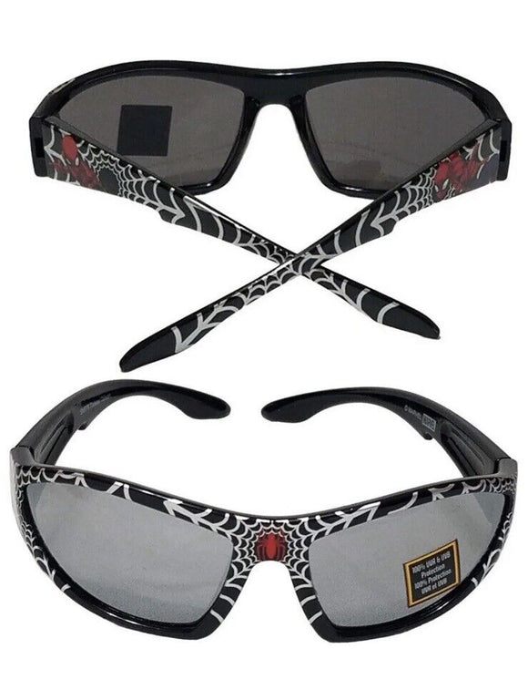 Marvel Spider-Man Web Graphics 100% UVA & UVB  Black Sunglasses (3+)