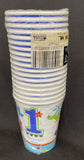 All Aboard 1st Birthday Cups Paper Party Supplies 18 Per Package 9 Oz