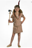 Indian Girl Native American Princess Maiden Fancy Dress Med 8-10 Child Costume