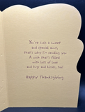 Happy Thanksgiving Aunt Greeting Card w/Envelope