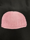 Baby Light Pink Crochet Beanie Big Dreamz1