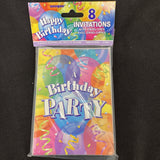 Brilliant Happy Birthday Invitations 8 Per Package Party Supplies