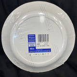 25th Wedding Anniversary 'Silver Wishes' Large Paper 10.5” Plates (8ct)
