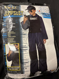 Police Swat Navy Blue Jumpsuit Costume Large 12-142