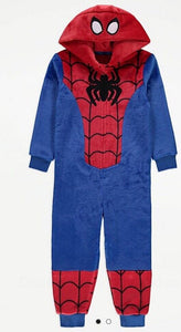 Marvel Kids Spider-Man Fleece One Piece 4-5 Yrs 104-110cm