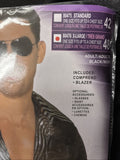 Disco Sequin Blazer BLK 70s dance fever fancy dress up entertainer XL adult man3