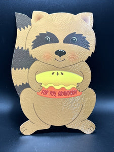For Grandson Thanksgiving Greeting Card w/Envelope