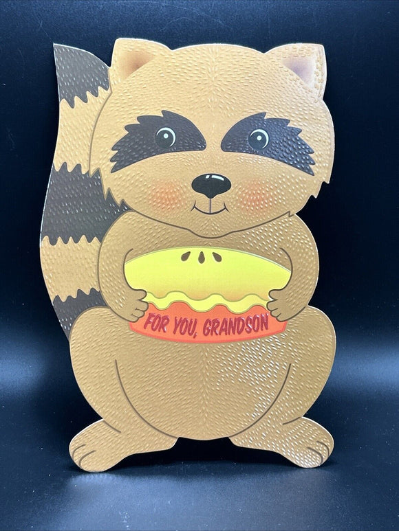 For Grandson Thanksgiving Greeting Card w/Envelope