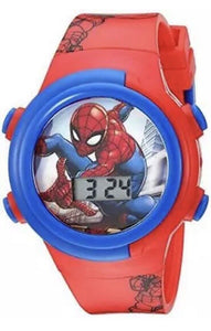 Accutime Boys' Quartz Spiderman Watch Plastic Graphic Strap Marvel