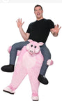 Ride-On Piggy Back Ride Adult Costume0