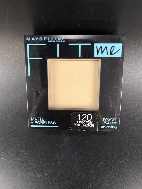 Maybelline Fit Me Matte + Poreless Pressed Face Powder - #120 Classic Ivory