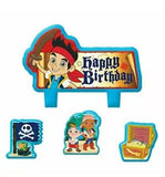 Jake and the Neverland Pirates 4 pc. Birthday Candle set