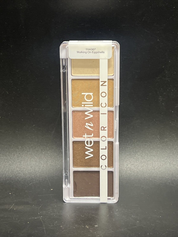 Wet n Wild Color Icon 5-Pan Eyeshadow Palette, Walking on Eggshells, 0.21 oz