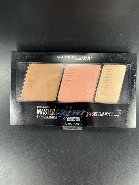 Maybelline Facestudio Master Contour Face Contouring Kit #20 Medium to Deep