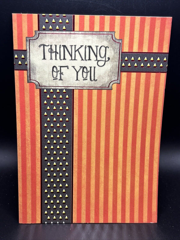 Thinking of You Halloween Greeting Card w/Envelope