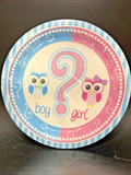 Gender Reveal 7-inch Paper Plates - 8 ct