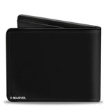 MARVEL AVENGERS Bi-Fold Wallet - Thor's Hammer THE MIGHTY Space Dust Black