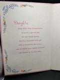 For Daughter First Communion Greeting Card w/Envelope