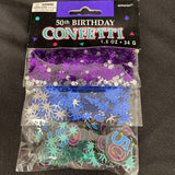 The Party Continues 50th Birthday Confetti - Party Supplies