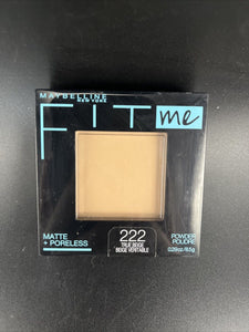 Maybelline Fit Me Matte + Poreless Pressed Powder #222 True Beige