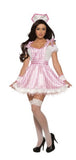 Women’s Candee Striped Sexy Costume Size M L 8 120