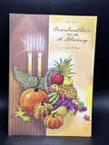 Happy Thanksgiving Grandmother Greeting Card w/Envelope