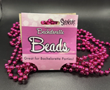 Bachelorette Beaded Necklaces - Pink Metallic Set of 6