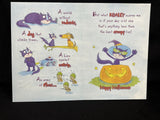 Happy Halloween From Cat Greeting Card w/Envelope