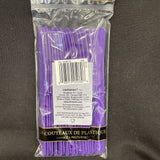 Amscan 20 Ct  Plastic Premium Knives, 9.2 X 4, Purple