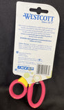 Westcott Scissors Soft Pink Handle For Kids Ages 6+