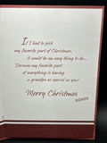 Merry Christmas Grandpa Greeting Card w/Envelope