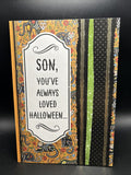 For Son Halloween Greeting Card w/Envelope