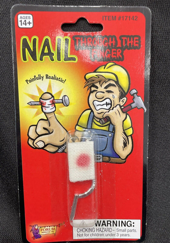 Nail Thru Finger Prank  Painfully Realistic