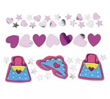 Sparkling Princess Pink Fancy Kids Birthday Party Decoration Confetti 3-Pack